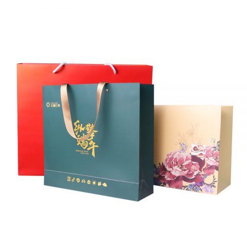 Custom Paper Printed Merchandising Bags Wholesalers Supply Paper Print Merchandise Bags with Logo